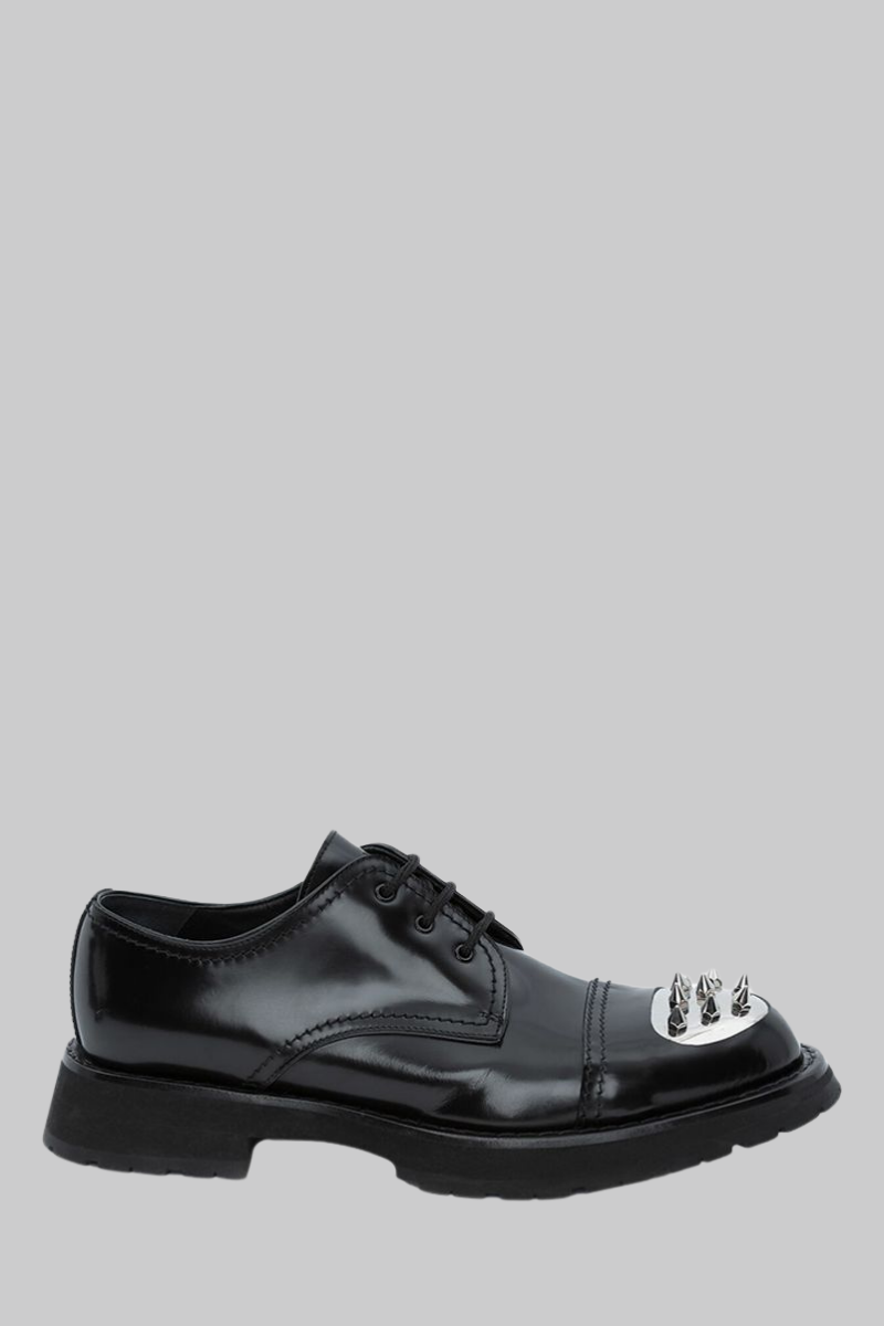 Ανδρικό-Μαύρο-Punk-Stud-Derby-in-Blacksilver-ALEXANDER-MCQUEEN