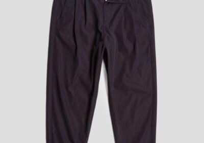 Ανδρικό-Μαύρο-Raw-Pleated-Trousers-Chino-G-STAR