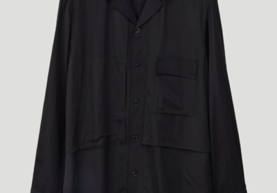 Ανδρικό-Μαύρο-Rayon-Twill-Shirt-Y-3