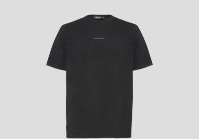 Ανδρικό-Μαύρο-Regular-Fit-T-Shirt-DSQUARED