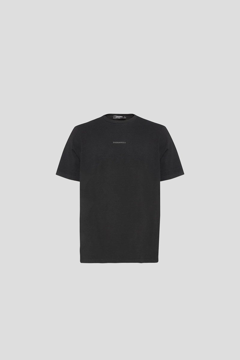 Ανδρικό-Μαύρο-Regular-Fit-T-Shirt-DSQUARED