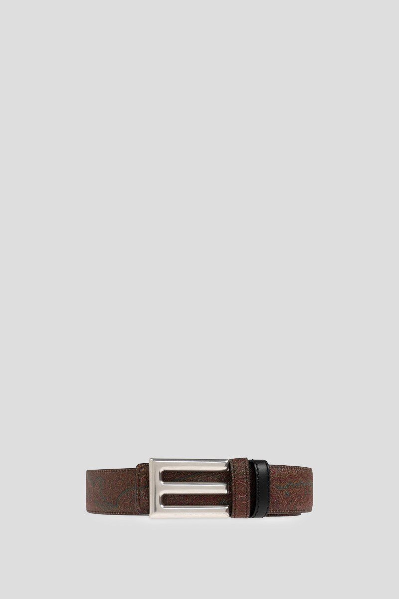Ανδρικό-Μαύρο-Reversible-Logo-Belt-ETRO