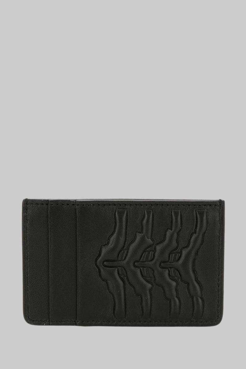 Ανδρικό-Μαύρο-Rib-Cage-Black-Cardholder-ALEXANDER-MCQUEEN