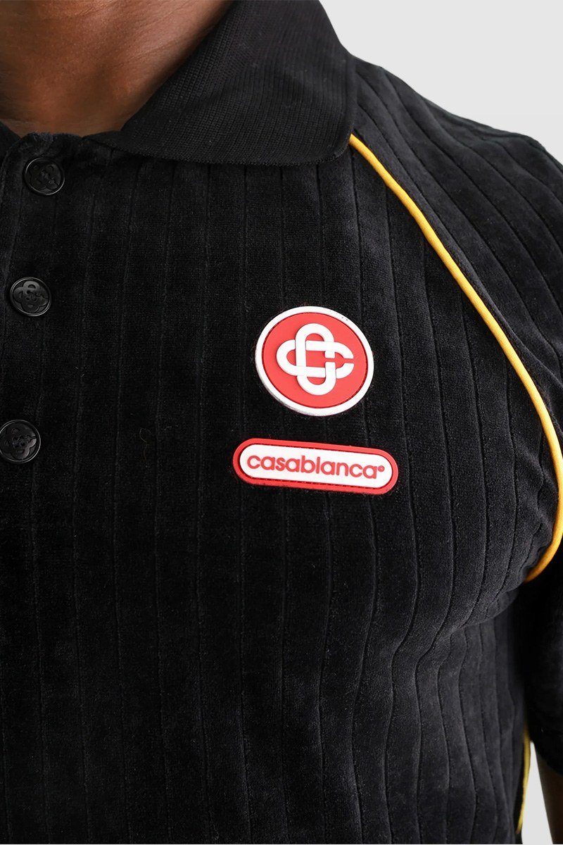 Ανδρικό Μαύρο Rib Velour Raglan CASABLANCA