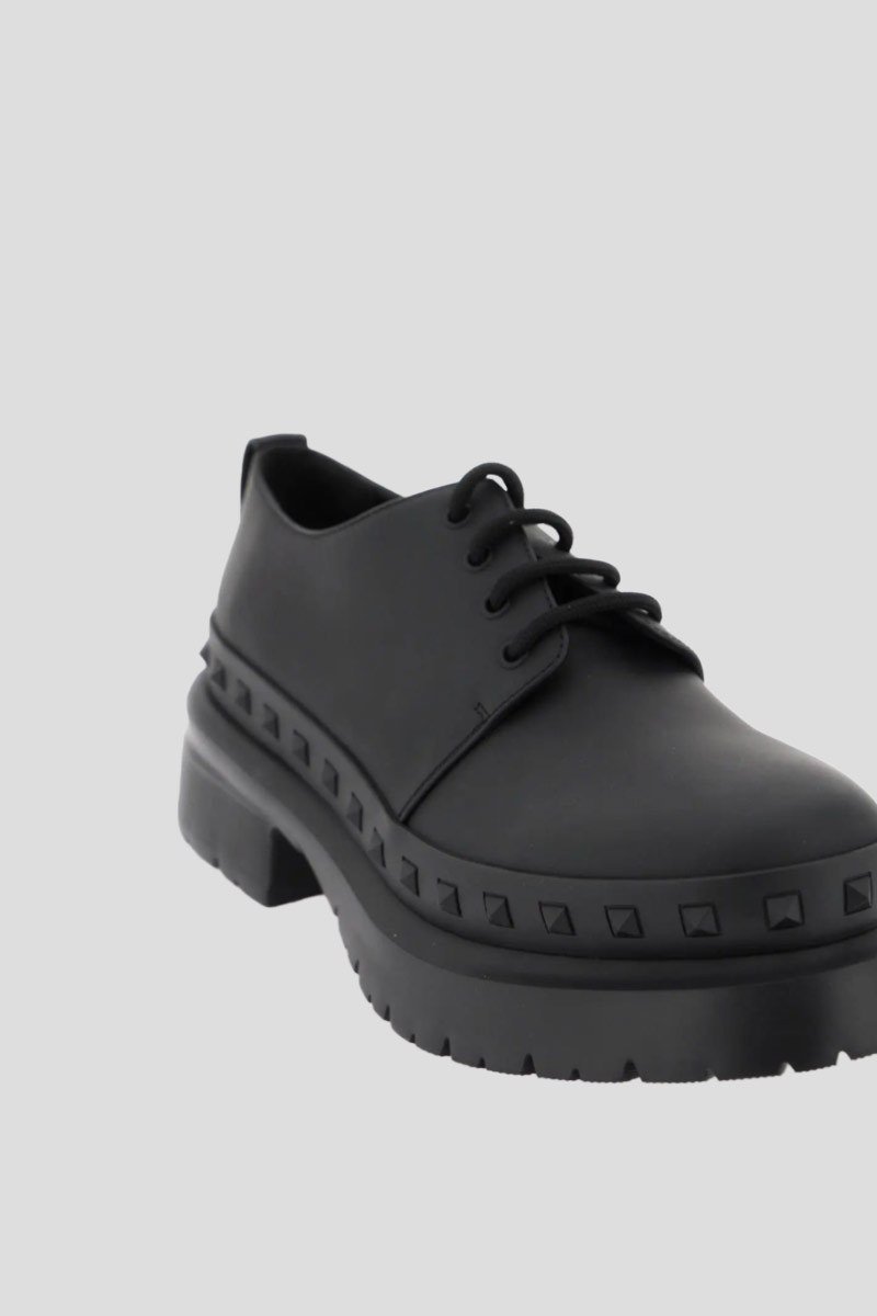 Ανδρικό Μαύρο Rockstud Black Loafers VALENTINO GARAVANI