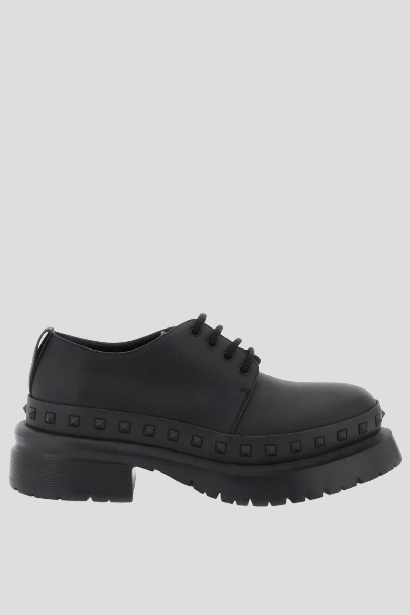 Ανδρικό Μαύρο Rockstud Black Loafers VALENTINO GARAVANI