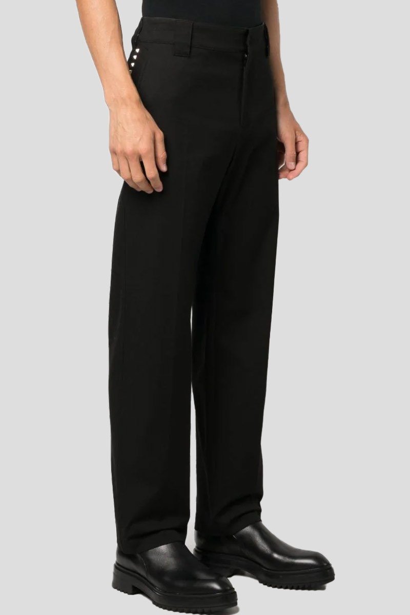 Ανδρικό Μαύρο Rockstud Tailored Trousers VALENTINO GARAVANI