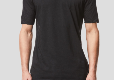 Ανδρικό-Μαύρο-Round-Neck-Shirt-THOM-KROM