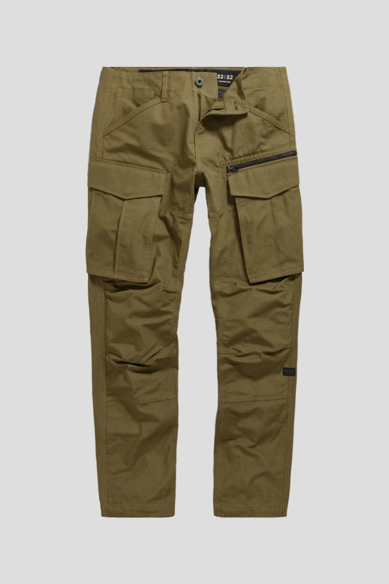 Ανδρικό-Μαύρο-Rovic-Zip-3D-Regular-Tapered-Pants-In-Olive-G-STAR