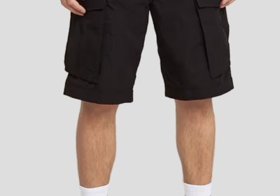 Ανδρικό-Μαύρο-Rovic-Zip-Relaxed-Shorts-G-STAR