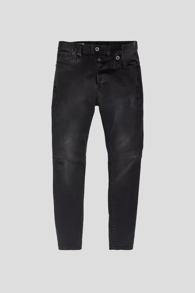 Ανδρικό-Μαύρο-Scutar-3D-Slim-Jeans-Worn-In-Black-G-STAR