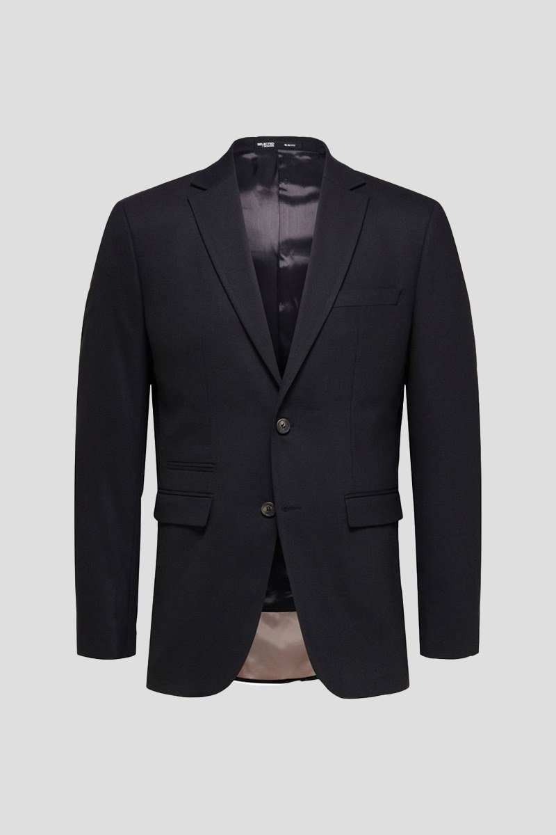 Ανδρικό-Μαύρο-Selected-Homme-Woven-Blazer-SELECTED-HOMME