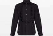 Ανδρικό Μαύρο Shirt with Jabot BLACK COMME DES GARÇONS