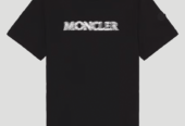 Ανδρικό Μαύρο Short Sleeve T MONCLER