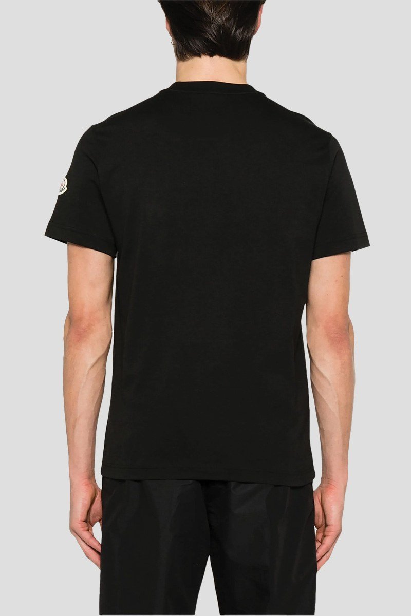 Ανδρικό Μαύρο Short Sleeve T MONCLER