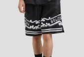 Ανδρικό Μαύρο Silk Twill Shorts DOLCE&GABBANA