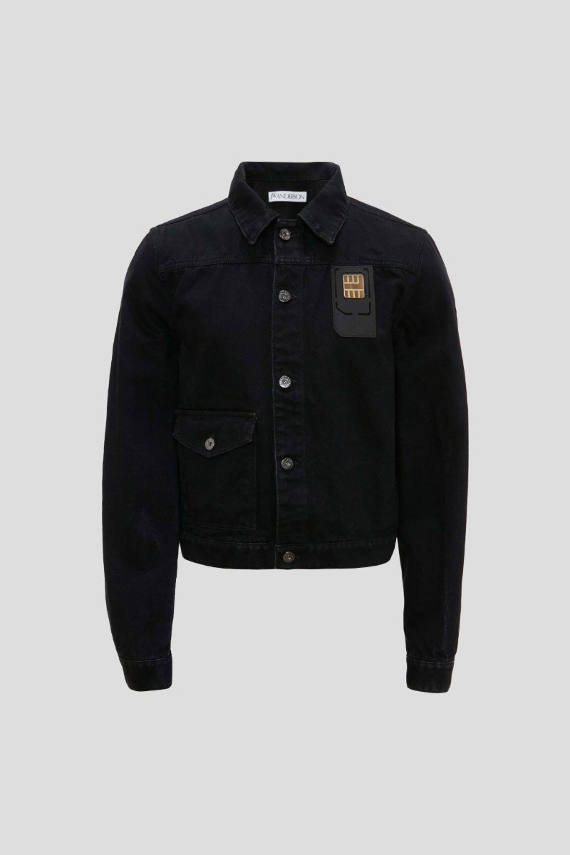 Ανδρικό-Μαύρο-Sim-Card-Trucker-Jacket-JWANDERSON