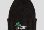 Ανδρικό Μαύρο Sketchy Black Beanie PALM ANGELS