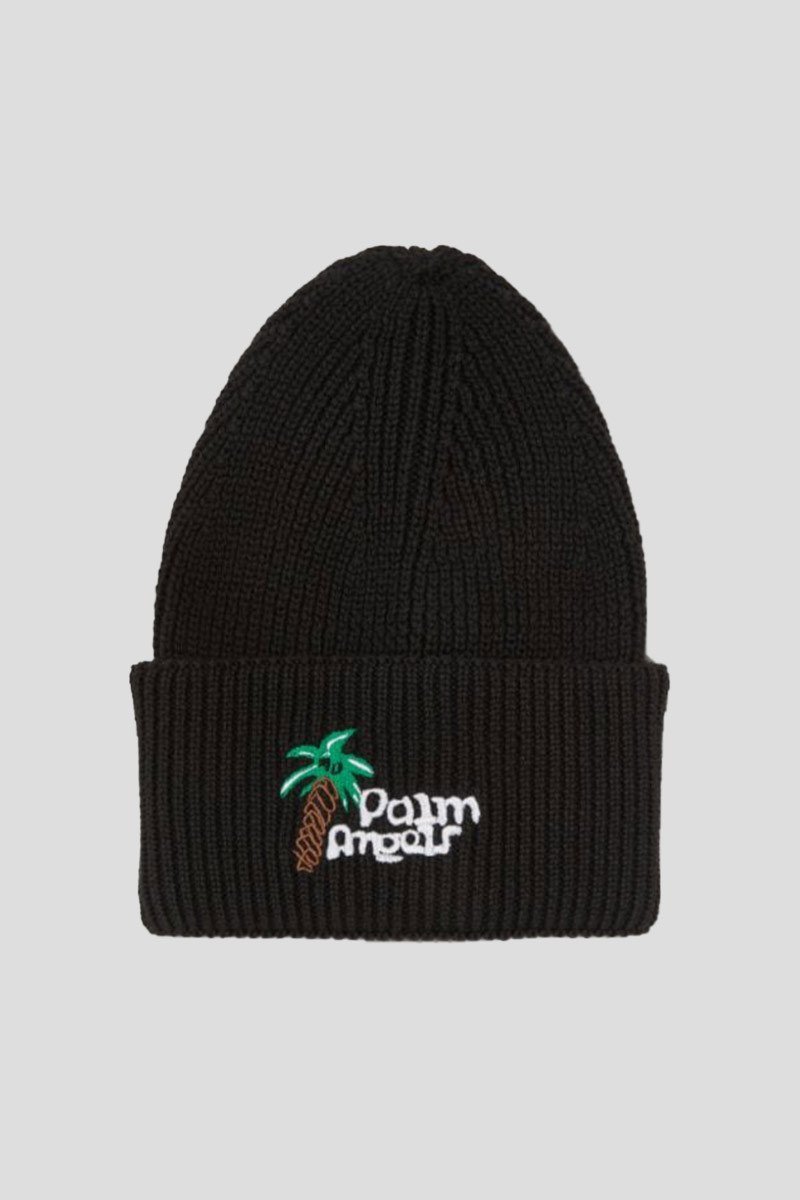 Ανδρικό-Μαύρο-Sketchy-Black-Beanie-PALM-ANGELS