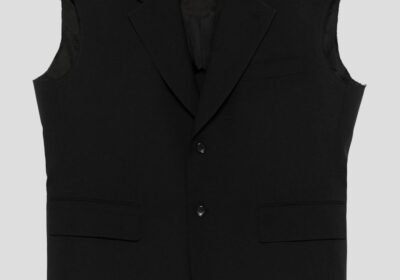 Ανδρικό-Μαύρο-Sleeveless-Blazer-BLACK-COMME-DES-GARCONS