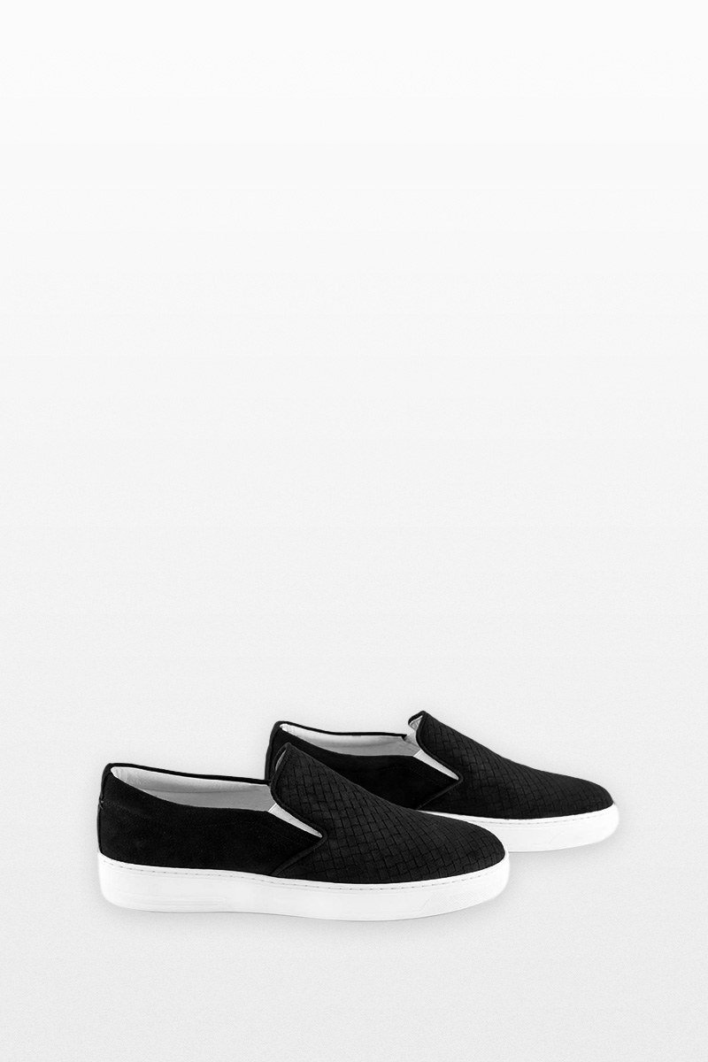 Ανδρικό Μαύρο Slip On Sneakers PHILIPPE LANG
