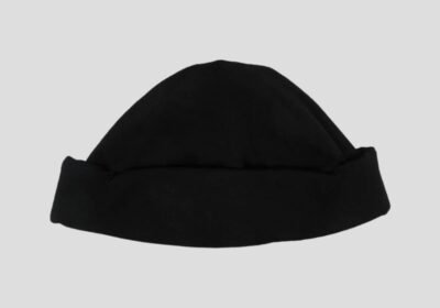 Ανδρικό-Μαύρο-Small-Beanie-Cap-In-Black-THOM-KROM