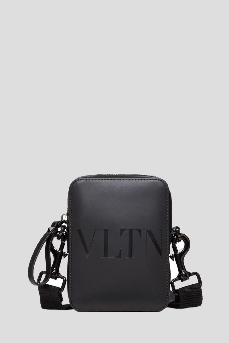 Ανδρικό-Μαύρο-Small-VLTN-Leather-Shoulder-Bag-VALENTINO-GARAVANI