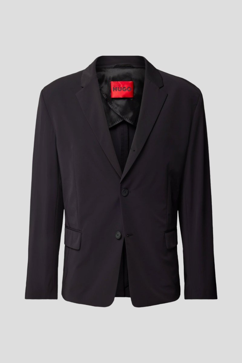 Ανδρικό Μαύρο Straight Form Blazer HUGO