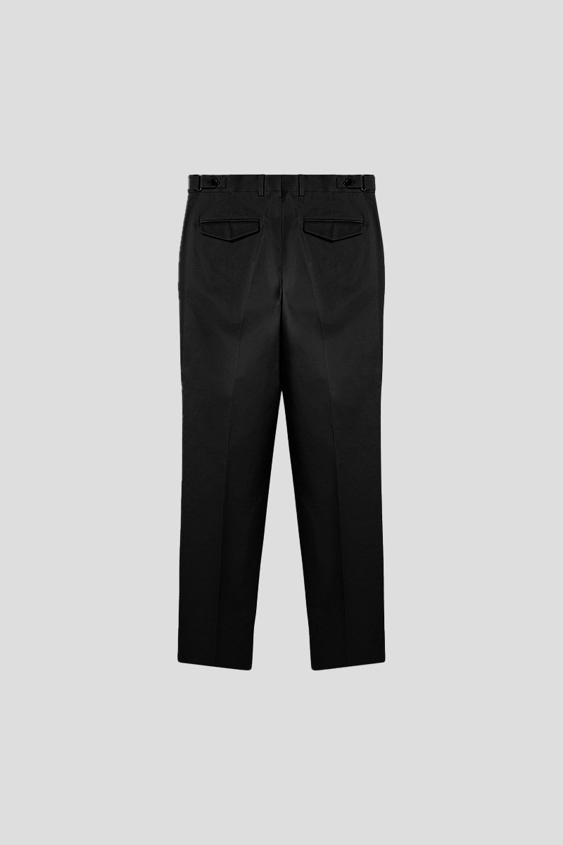 Ανδρικό Μαύρο Straight Leg Pleated LARDINI