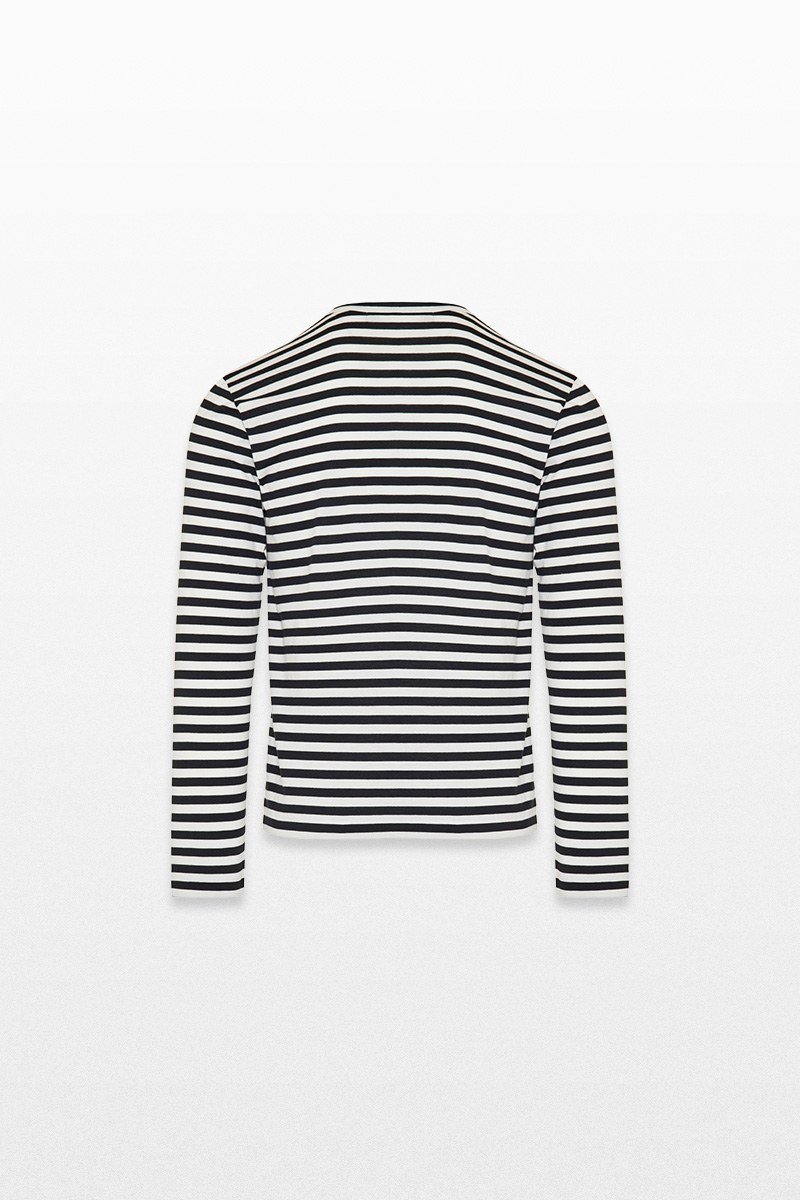 Ανδρικό Μαύρο Stripe Long Sleeve BLACK COMME DES GARÇONS