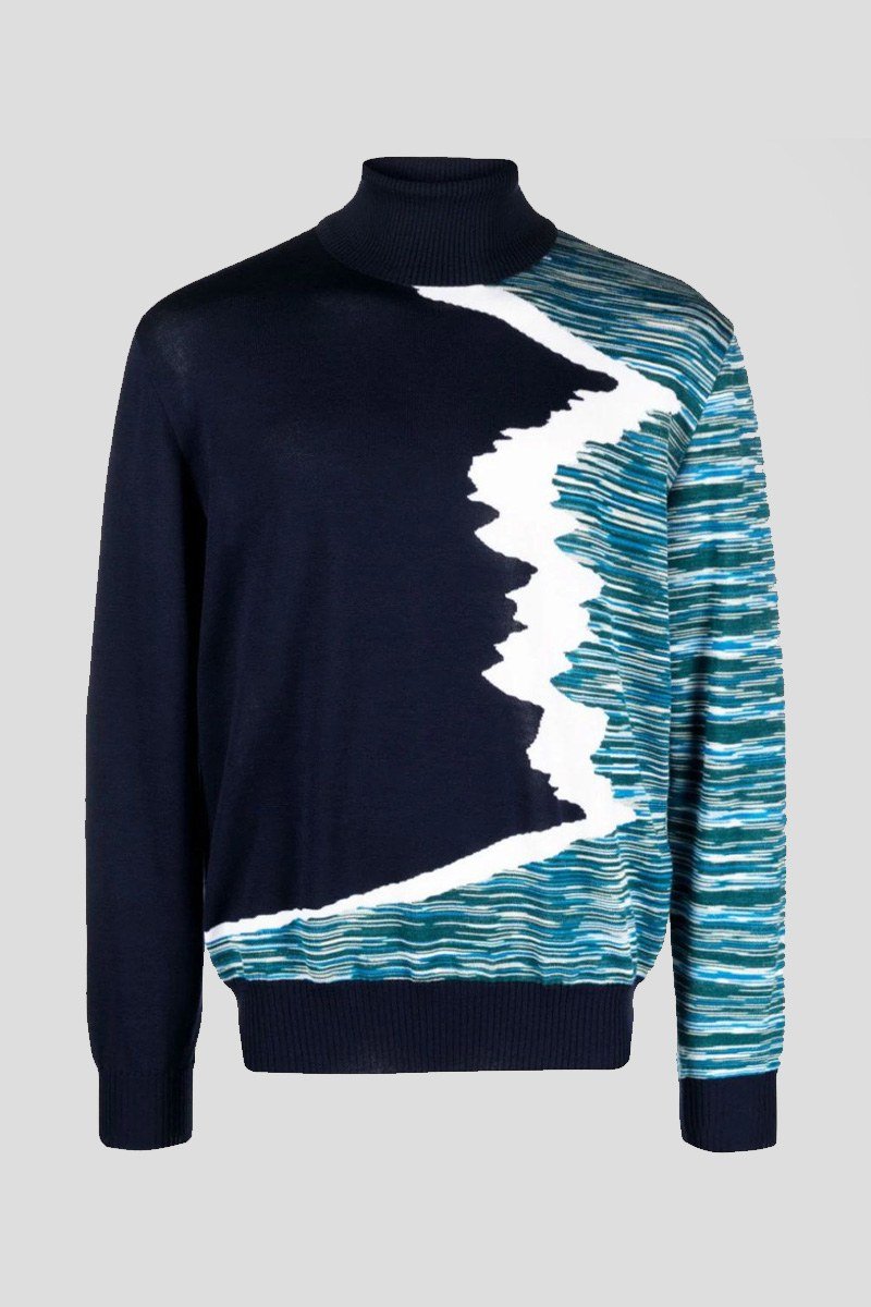 Ανδρικό Μαύρο Stripe Pattern Roll MISSONI