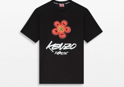 Ανδρικό-Μαύρο-T-Shirt-in-Cotton-KENZO