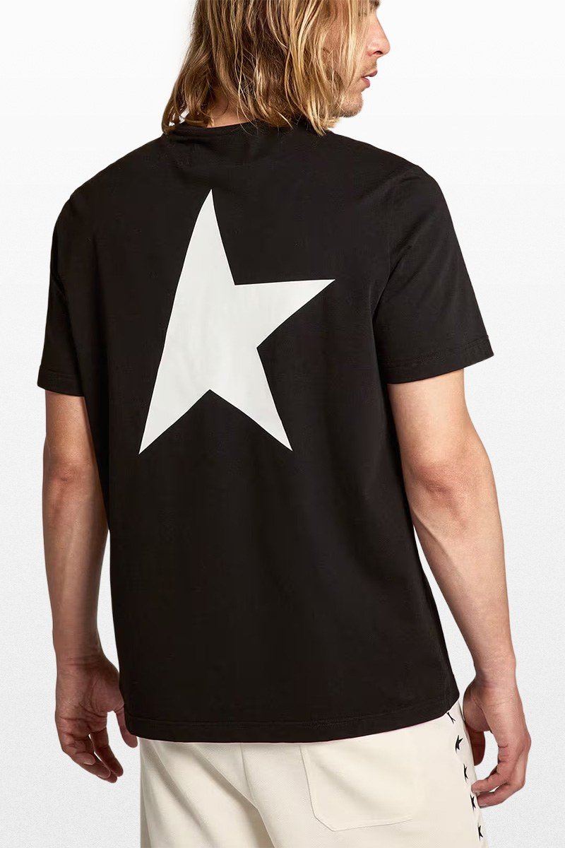 Ανδρικό Μαύρο T Shirt with GOLDEN GOOSE