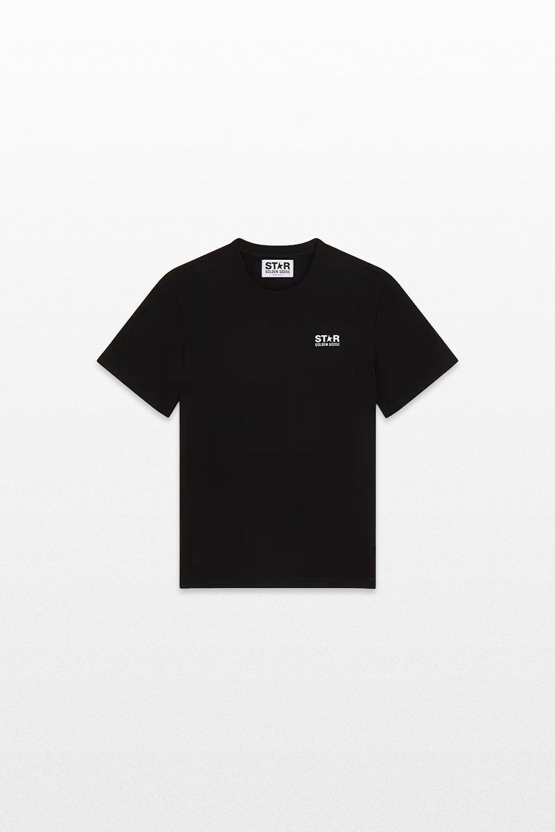 Ανδρικό Μαύρο T Shirt with GOLDEN GOOSE