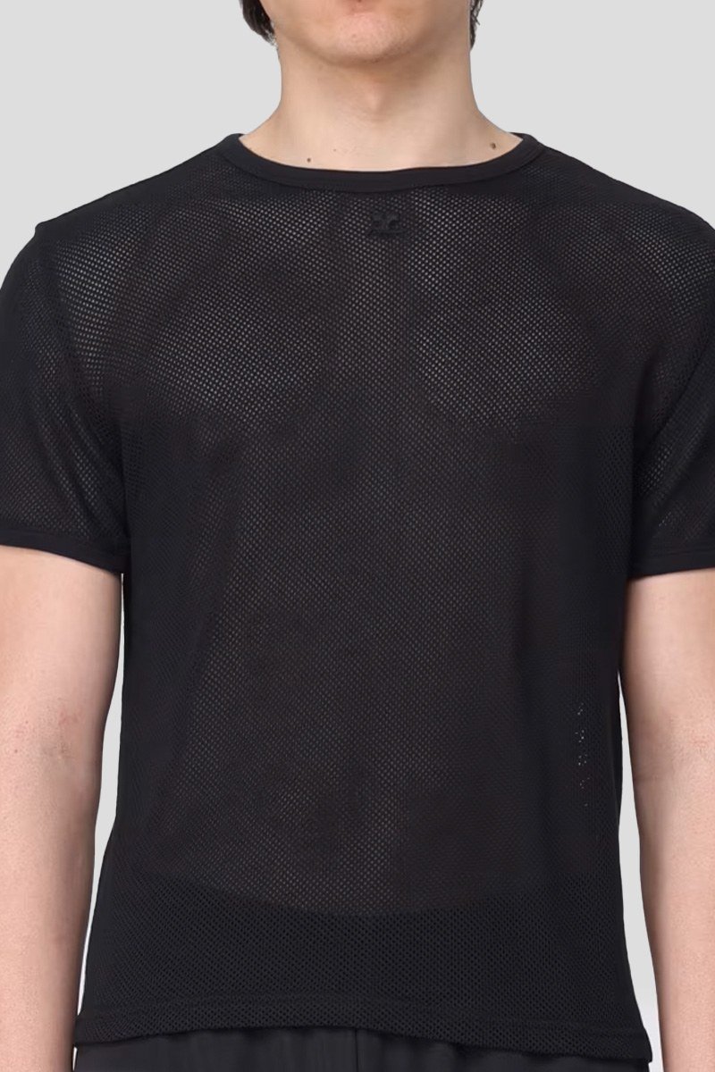Ανδρικό Μαύρο T shirt Ιn COURRÈGES