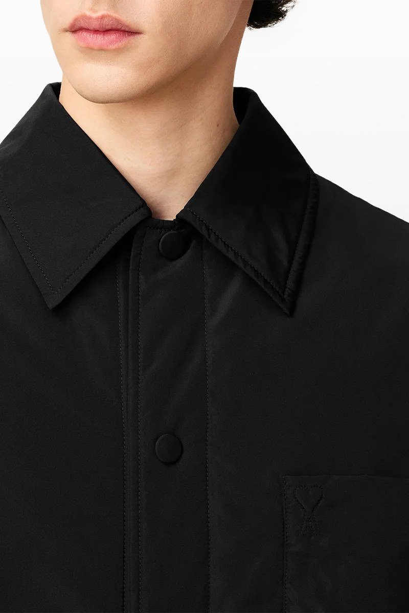 Ανδρικό Μαύρο Taffetas Padded Ami AMI PARIS