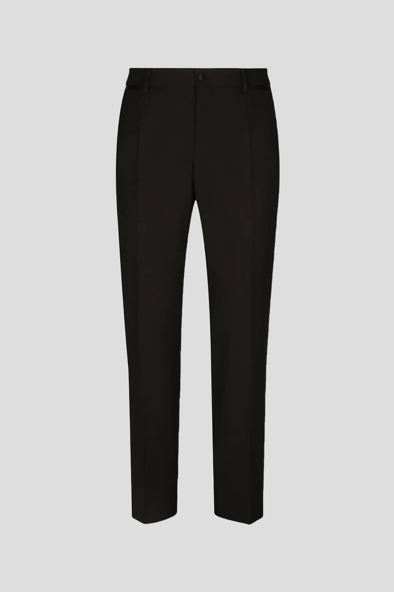 Ανδρικό Μαύρο Tailored Stretch Wool DOLCE&GABBANA