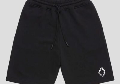 Ανδρικό-Μαύρο-Tempera-Cross-Basket-Shorts-MARCELO-BURLON