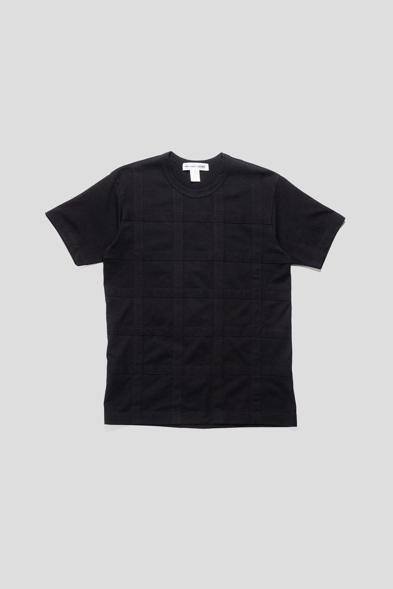 Ανδρικό Μαύρο Textured Finish T COMME DES GARÇONS SHIRT