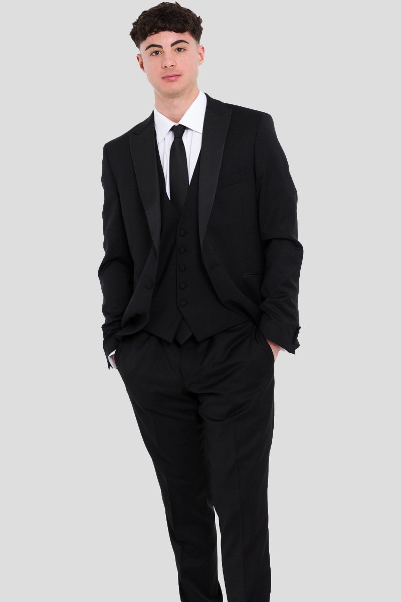 Ανδρικό-Μαύρο-Three-Piece-SuitBlack-IVERGANO