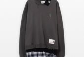 Ανδρικό Μαύρο Triple Layered Sweatshirt MAISON MIHARA YASUHIRO