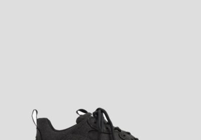 Ανδρικό-Μαύρο-Triple-S-Denim-Sneakers-BALENCIAGA