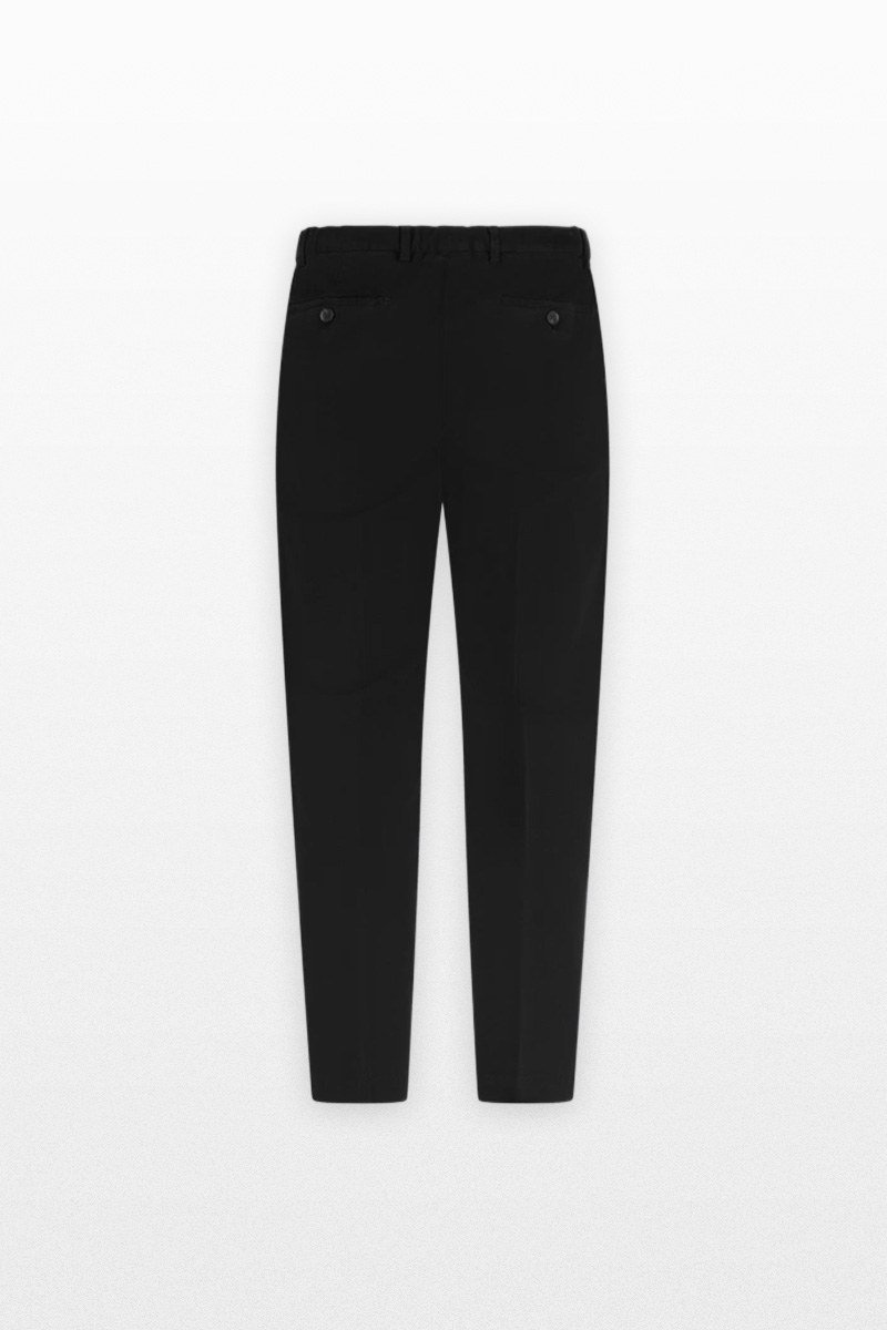 Ανδρικό Μαύρο Trousers with Welt BRIGLIA