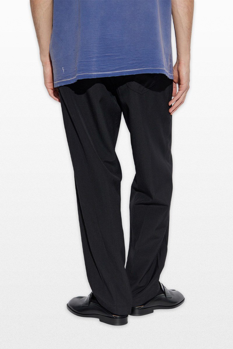 Ανδρικό Μαύρο Trousers with Woolen MM6 MAISON MARGIELA