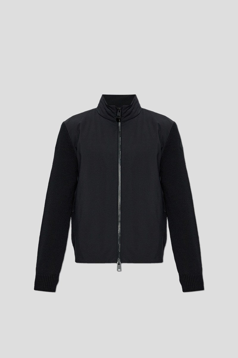 Ανδρικό-Μαύρο-Turtleneck-Sweatshirt-MONCLER