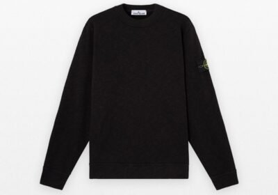 Ανδρικό-Μαύρο-Vanise-Brushed-Heavy-Cotton-Jersey-STONE-ISLAND