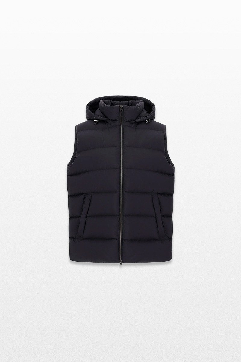 Ανδρικό-Μαύρο-Vest-in-Ecoage-HERNO