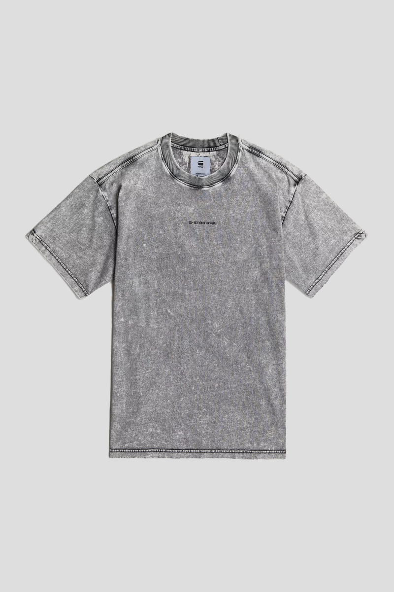 Ανδρικό-Μαύρο-Washed-Loose-T-Shirt-G-STAR