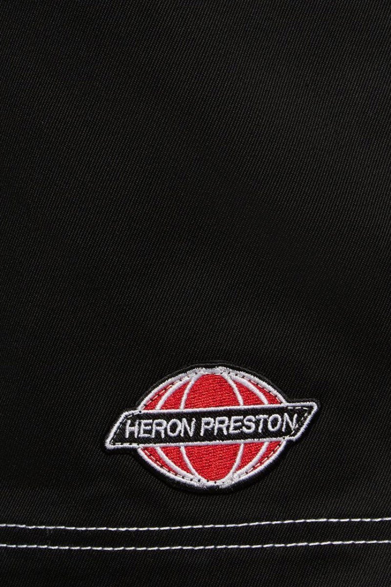 Ανδρικό Μαύρο White Stitch Canvas HERON PRESTON