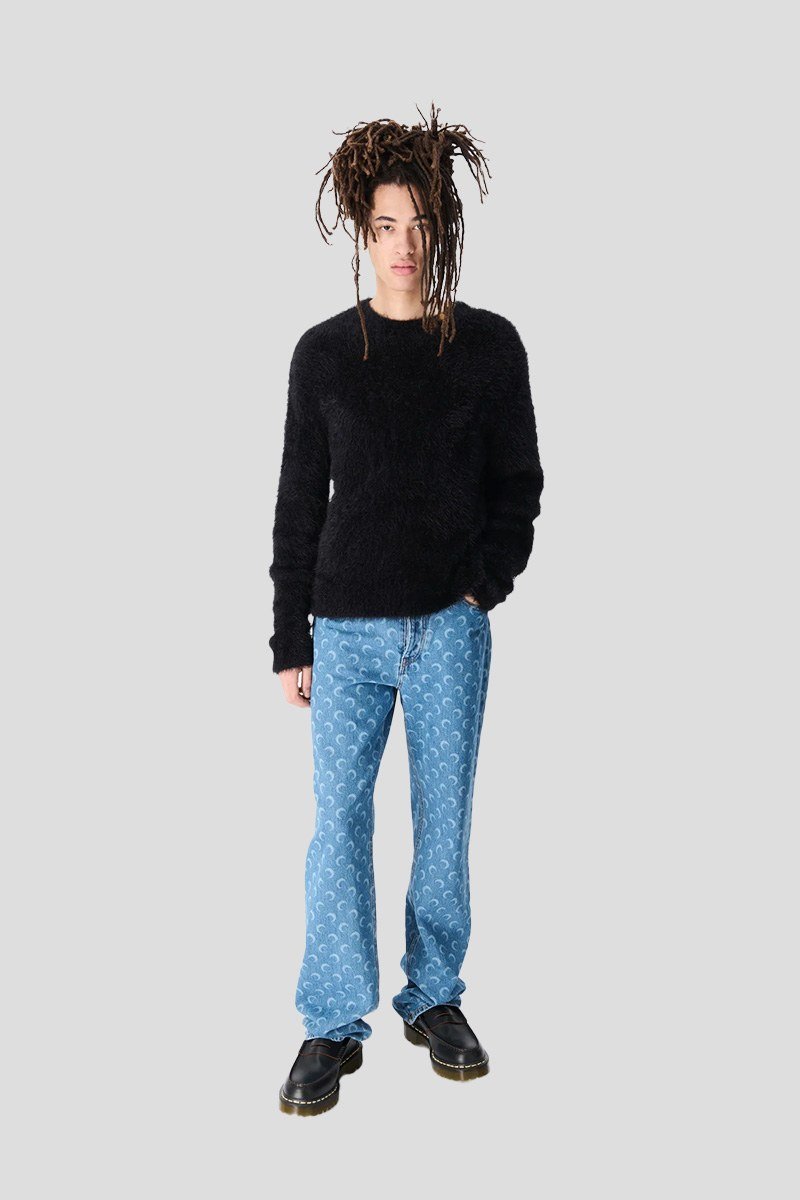 Ανδρικό Μαύρο Wild Puffy Knit MARINE SERRE